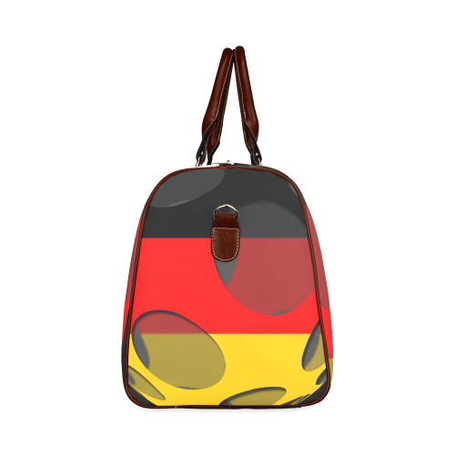 The Flag of Germany Waterproof Travel Bag/Large (Model 1639)