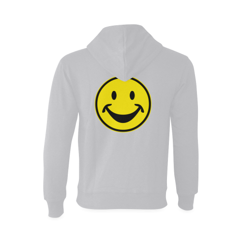 Funny yellow SMILEY for happy people Oceanus Hoodie Sweatshirt (Model H03)
