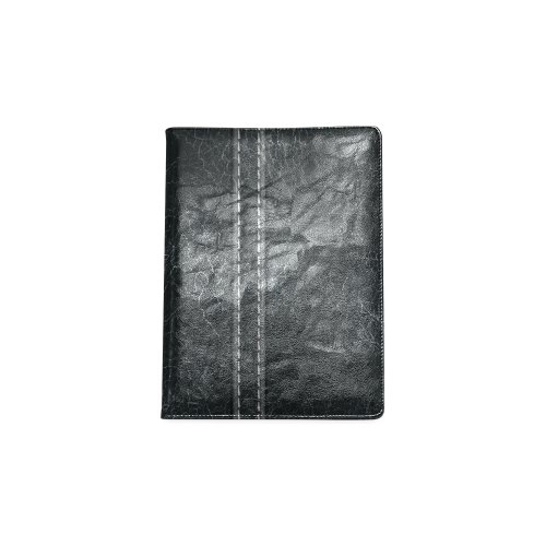 Black  Crackling With Stitching Custom NoteBook B5