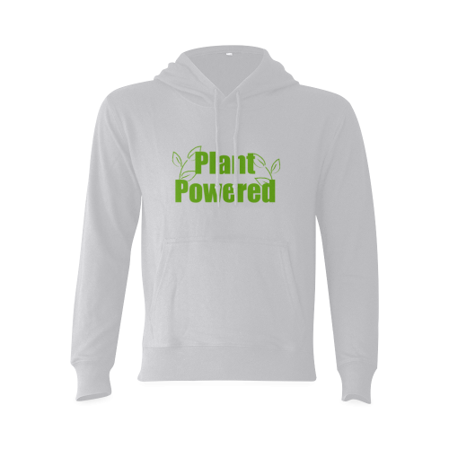 Vegan Plant Powered Think Green Veganism Leafs Oceanus Hoodie Sweatshirt (Model H03)