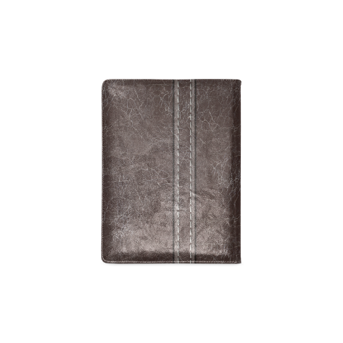 Brown Crackling With Stitching Custom NoteBook B5