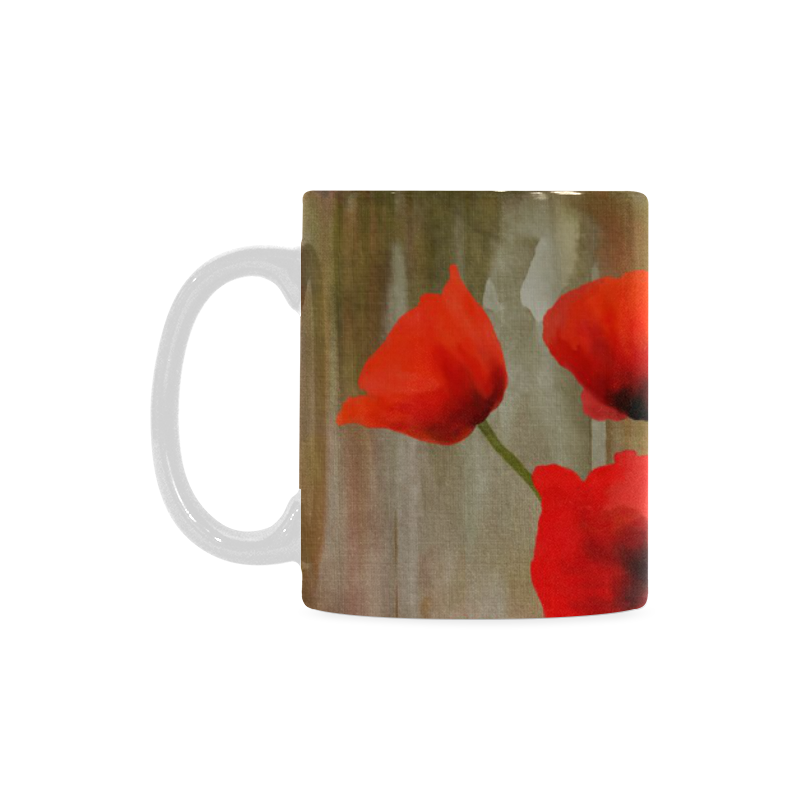 Poppies White Mug(11OZ)