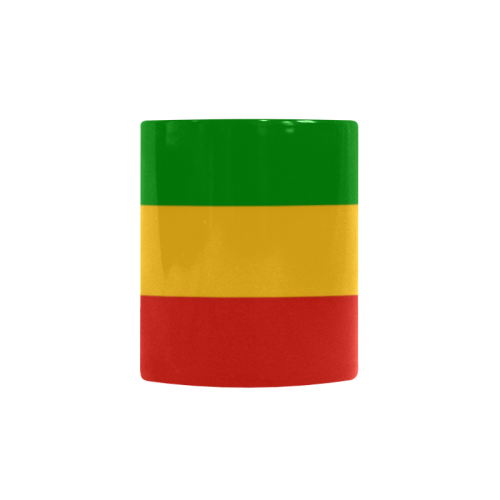 Rastafari Flag Colored Stripes Custom Morphing Mug