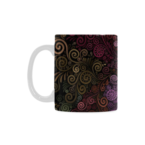Psychedelic 3D Rose White Mug(11OZ)