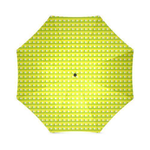 Woven in yellow and green Foldable Umbrella (Model U01)