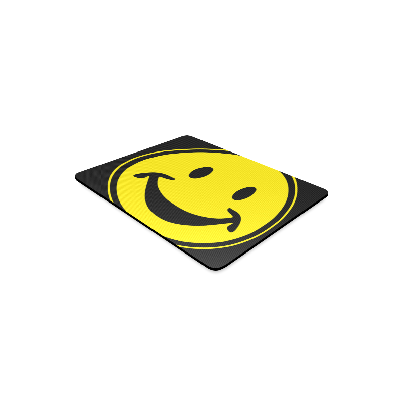 Funny yellow SMILEY for happy people Rectangle Mousepad