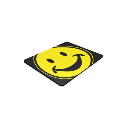 Funny yellow SMILEY for happy people Rectangle Mousepad