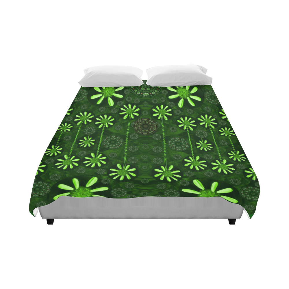 Strawberry flowers in the dark Duvet Cover 86"x70" ( All-over-print)