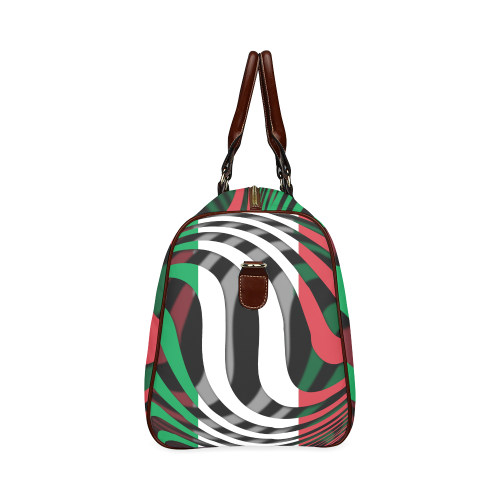 The Flag of Italy Waterproof Travel Bag/Large (Model 1639)