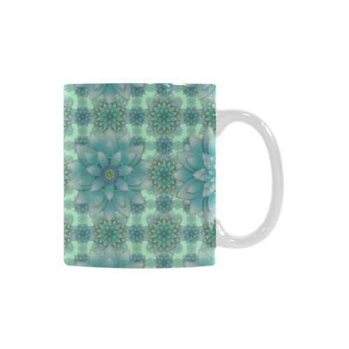 Turquoise Happiness White Mug(11OZ)