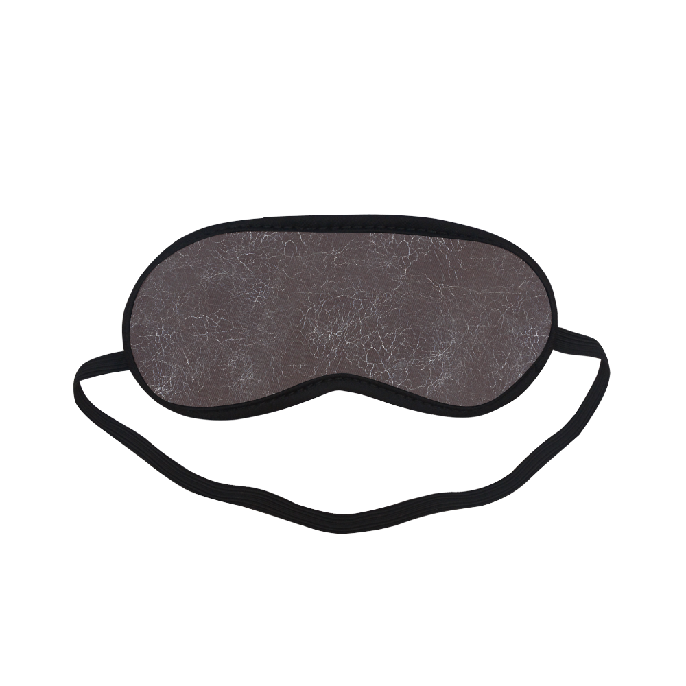 Brown Crackling Pattern Sleeping Mask