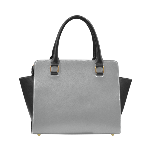 Cool Barney grey Rivet Shoulder Handbag (Model 1645)