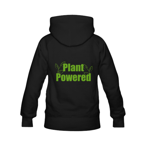Vegan Plant Powered Think Green Veganism Leaf Men's Classic Hoodies (Model H10)