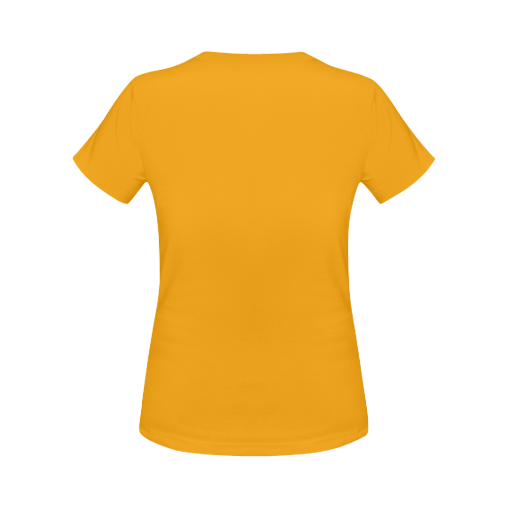 Why Be Normal- Orange Women's Classic T-Shirt (Model T17）