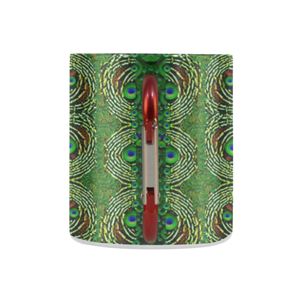 Metal Peacock In paradise Land Classic Insulated Mug(10.3OZ)