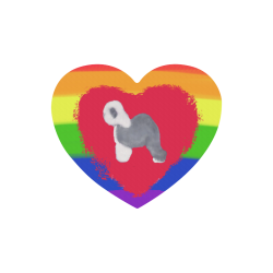 pride Heart-shaped Mousepad