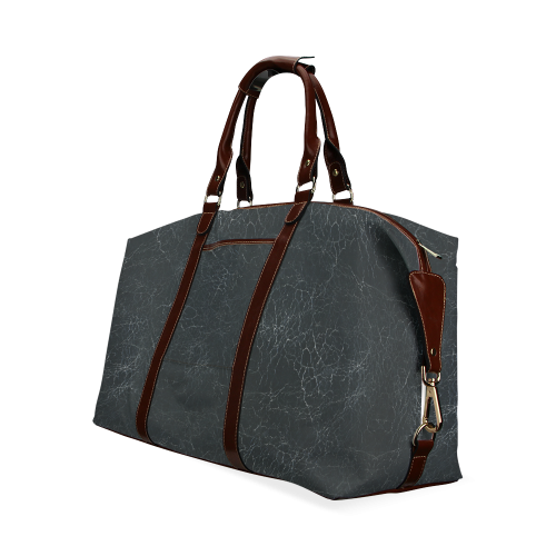 Black Crackling Pattern Classic Travel Bag (Model 1643)