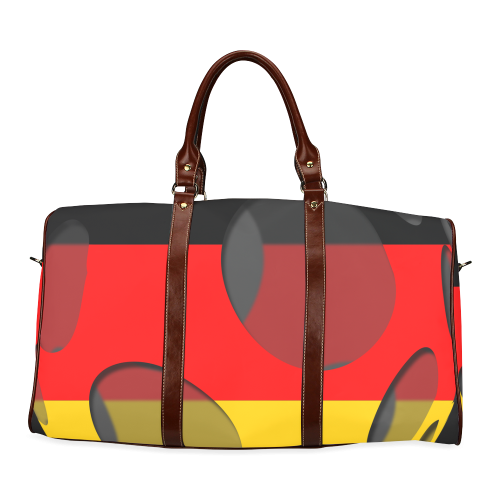 The Flag of Germany Waterproof Travel Bag/Large (Model 1639)