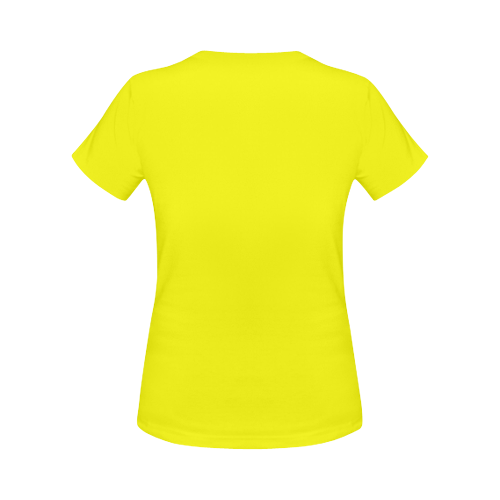 Why Be Normal- yellow Women's Classic T-Shirt (Model T17）