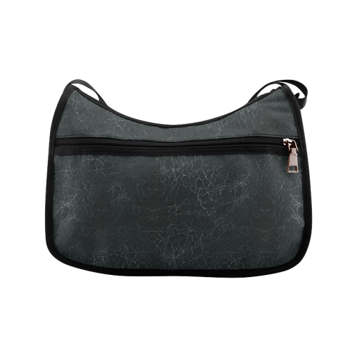 Black Crackling Pattern Crossbody Bags (Model 1616)