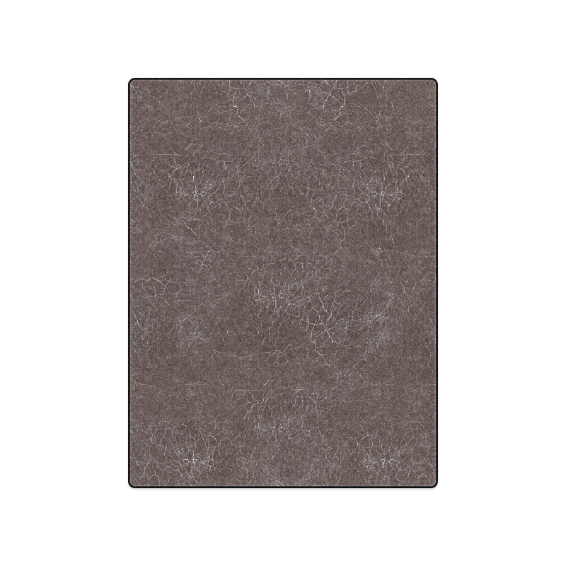 Brown Crackling Pattern Blanket 50"x60"