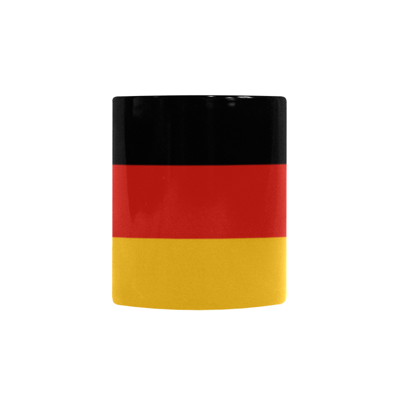 German Flag Colored Stripes Custom Morphing Mug