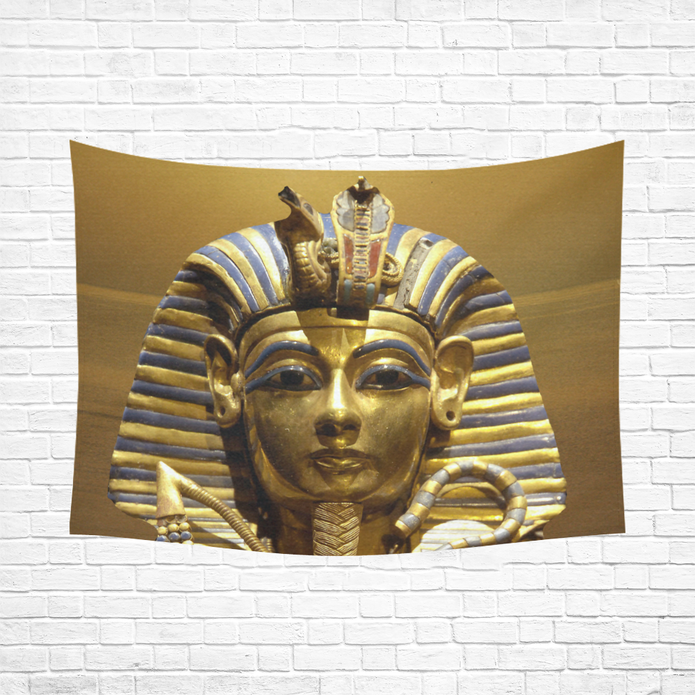 Egypt King Tut Cotton Linen Wall Tapestry 80"x 60"