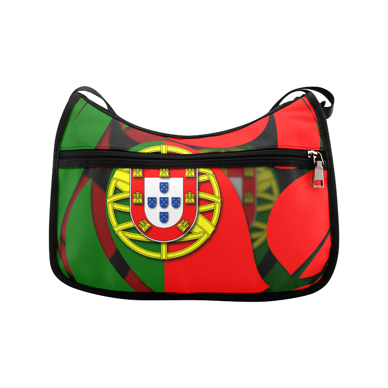 The Flag of Portugal Crossbody Bags (Model 1616)