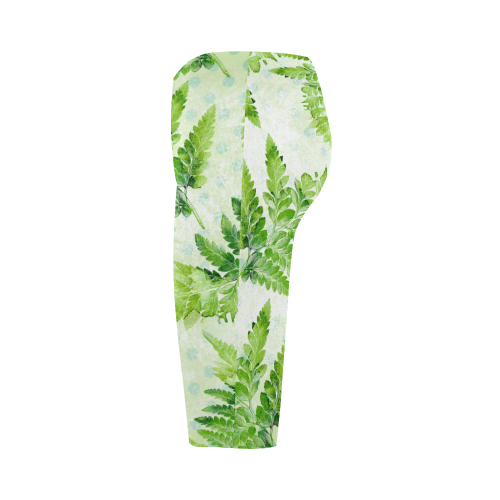 Green Fern Hestia Cropped Leggings (Model L03)