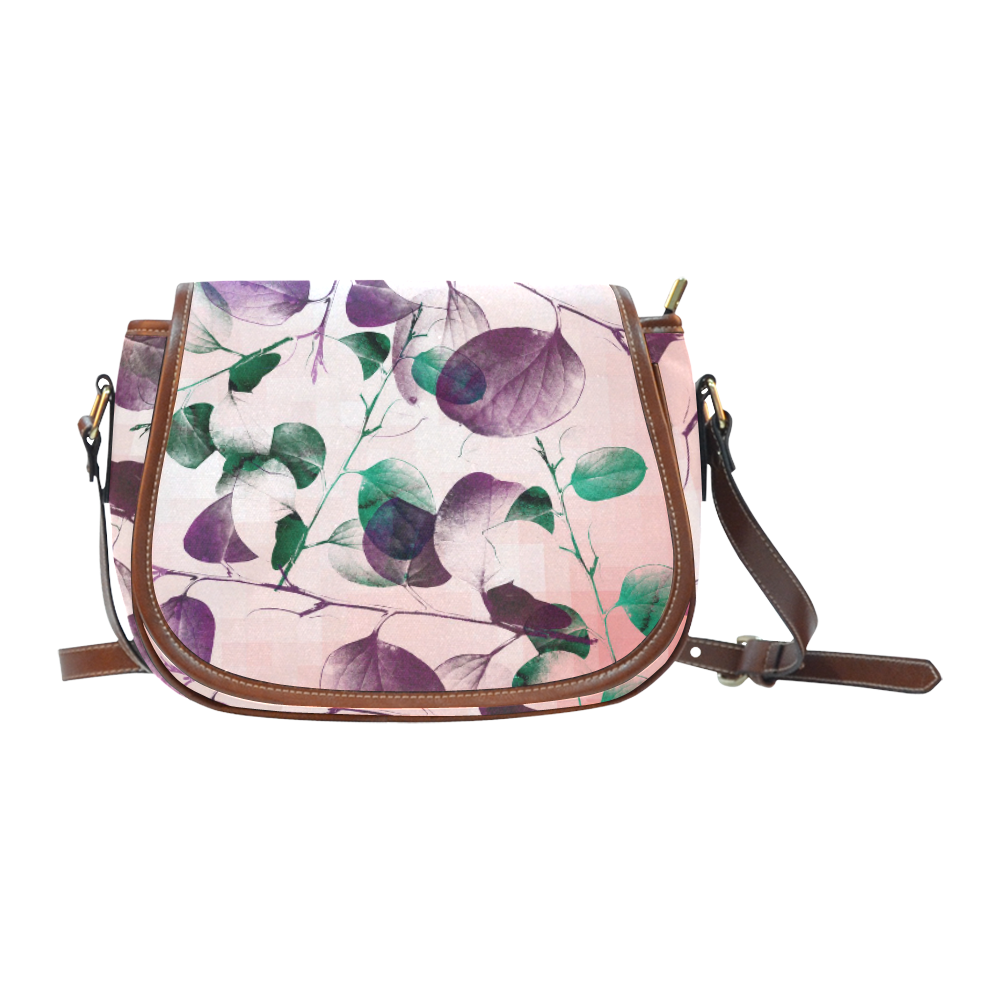 Eucalyptus Saddle Bag/Small (Model 1649) Full Customization