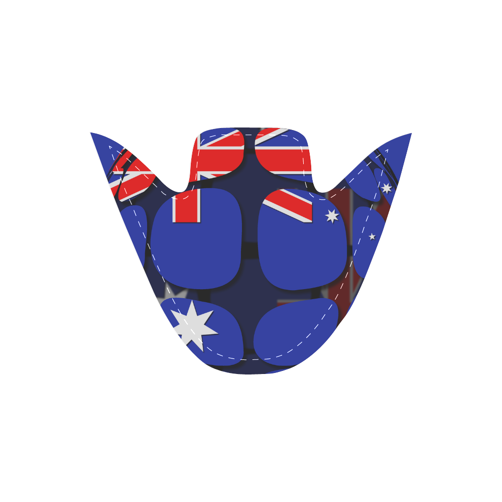 The Flag of Australia Men's Slip-on Canvas Shoes (Model 019)
