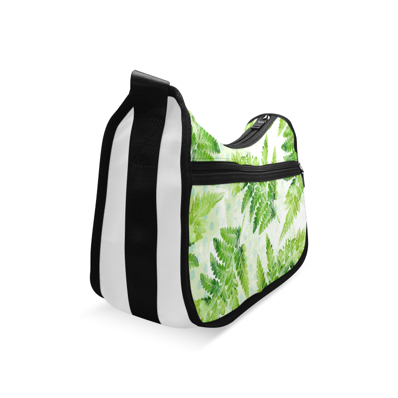 Green Fern Crossbody Bags (Model 1616)