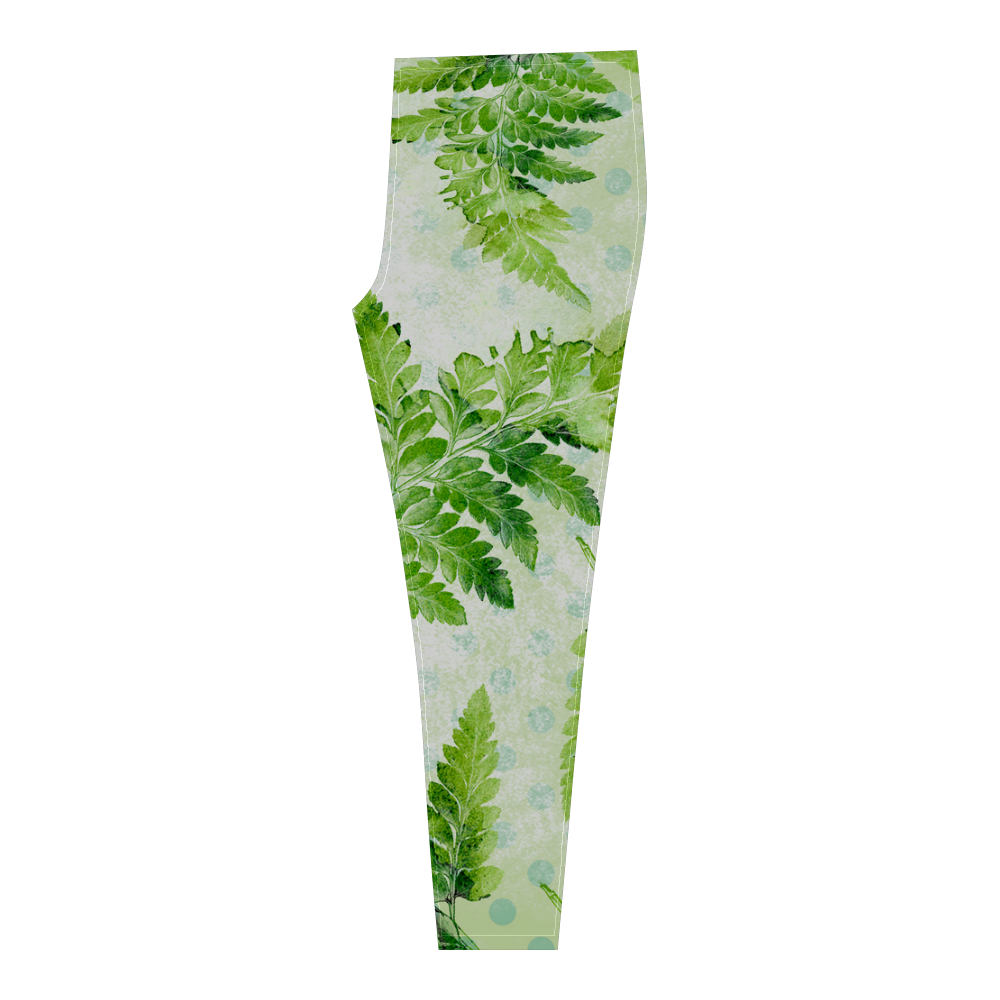 Green Fern Cassandra Women's Leggings (Model L01)