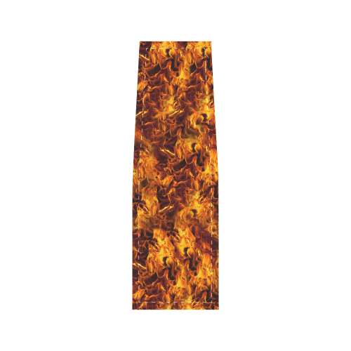 Flaming Fire Pattern Saddle Bag/Large (Model 1649)