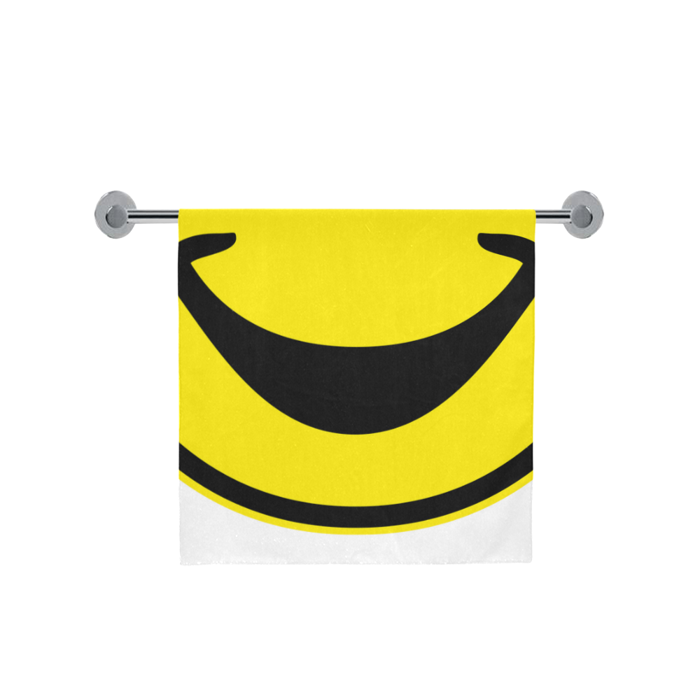 Funny yellow SMILEY for happy people Bath Towel 30"x56"