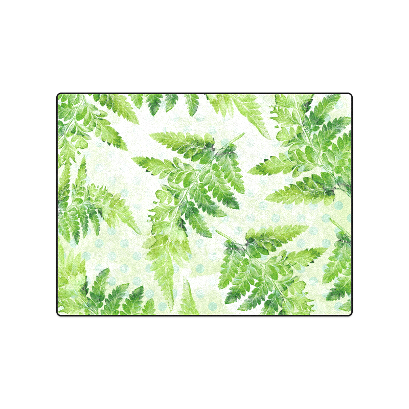 Green Fern Blanket 50"x60"