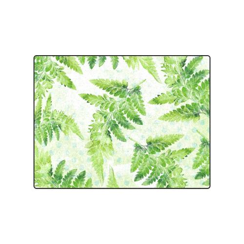 Green Fern Blanket 50"x60"