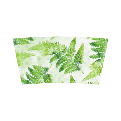 Green Fern Bandeau Top