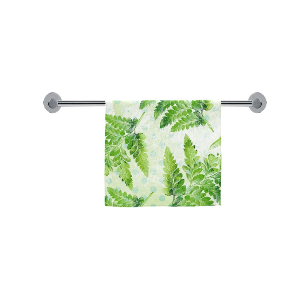 Green Fern Custom Towel 16"x28"