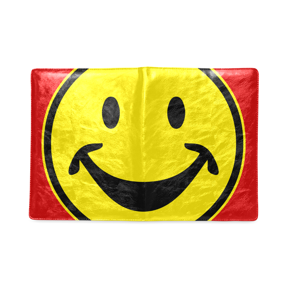 Funny yellow SMILEY for happy people Custom NoteBook B5