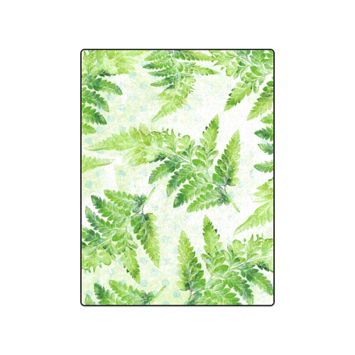 Green Fern Blanket 50"x60"