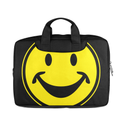 Funny yellow SMILEY for happy people Macbook Air 15"（Twin sides)