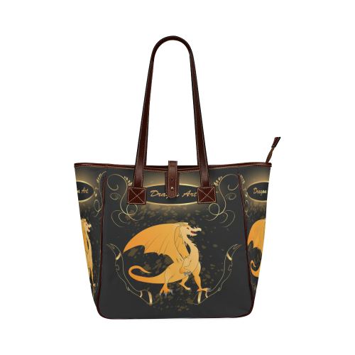 Funny cartoon dragon Classic Tote Bag (Model 1644)