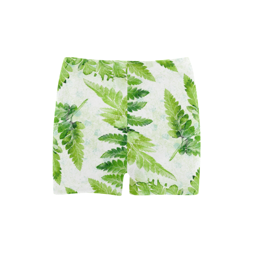 Green Fern Briseis Skinny Shorts (Model L04)