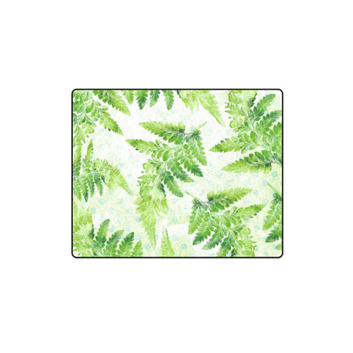 Green Fern Blanket 40"x50"