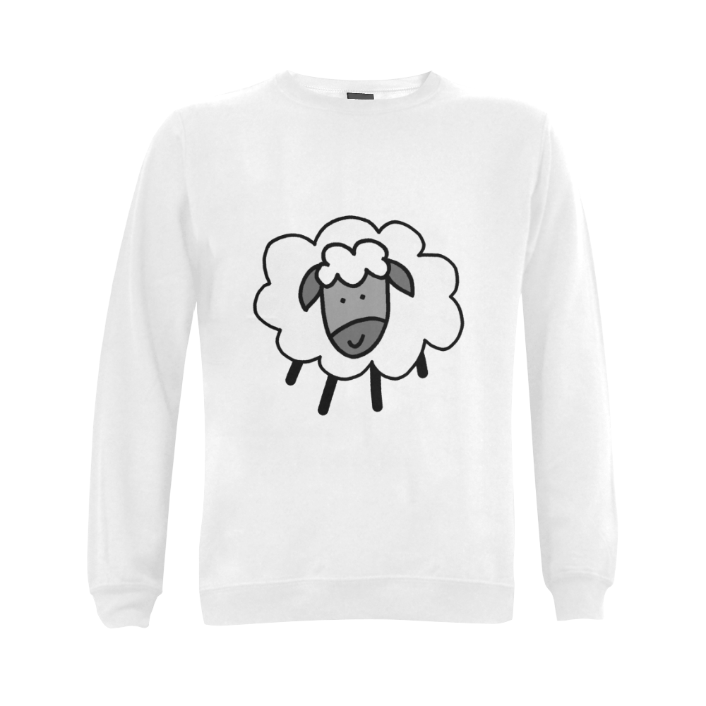 Baa Sheep Gildan Crewneck Sweatshirt(NEW) (Model H01)