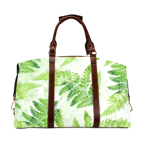 Green Fern Classic Travel Bag (Model 1643)