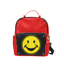 Funny yellow SMILEY for happy people Campus backpack/Small (Model 1650)