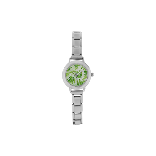 Green Fern Women's Italian Charm Watch(Model 107)