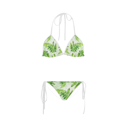 Green Fern Custom Bikini Swimsuit